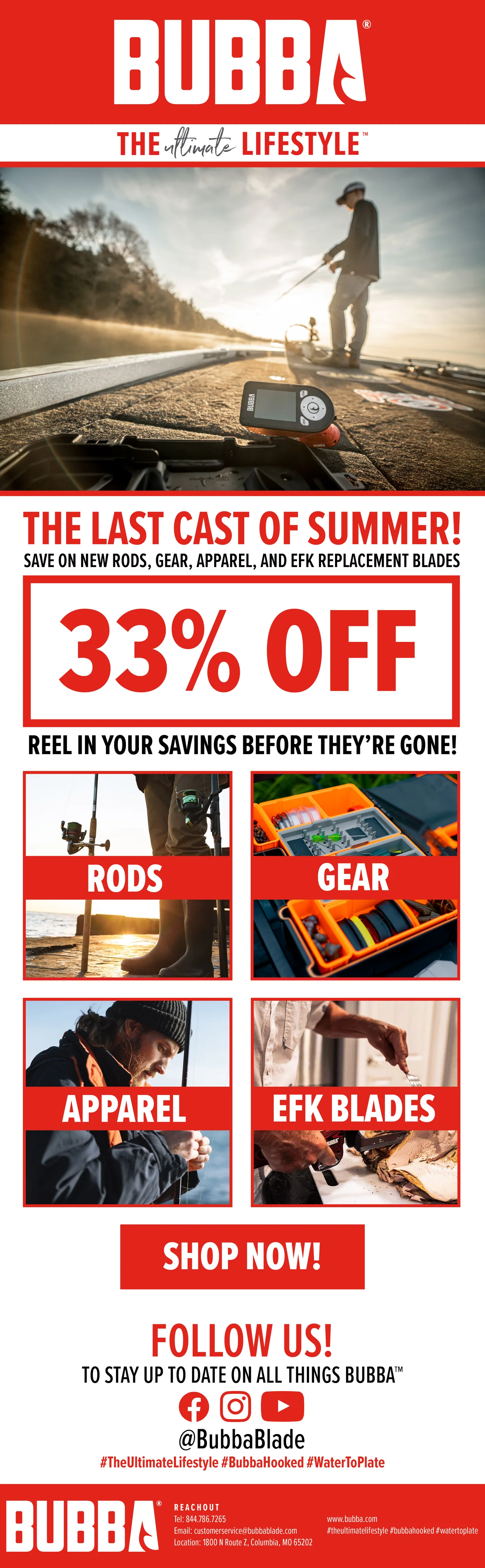 American Outdoor Brands email marketing design